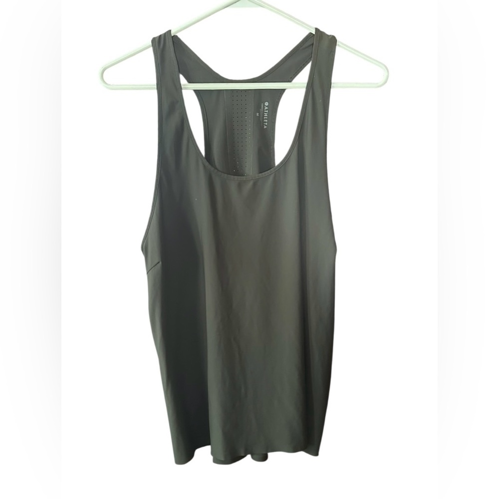 Athleta Nova Racerback‎ Tank Top Dark Gray (Arol) Medium